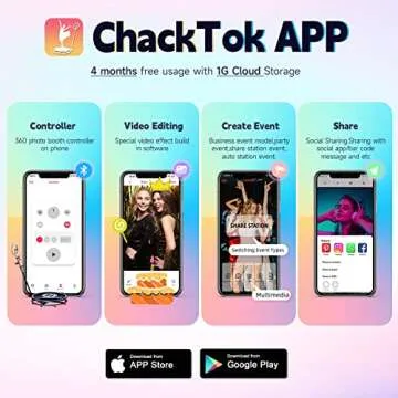 360 Photo Booth Honeycomb Box + Extra Free Battery Ring Light, YCKJNB 360 Photo Booth Machine for Parties Slow Motion Video,Software Wireless Control Automatic Spin for 5-7 People(39.4"/100CM)