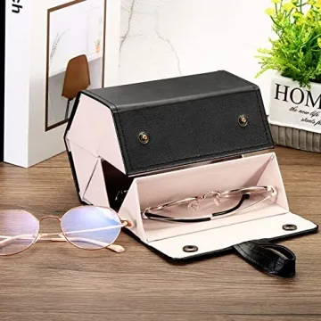 PATIKIL 6-Slot Sunglasses Organizer Case for Travel