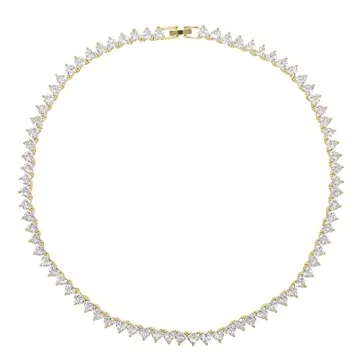 Elegant Iced Out Choker Necklace for Women | Valentine's Day Gift