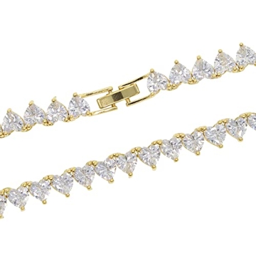 Elegant Iced Out Choker Necklace for Women | Valentine's Day Gift