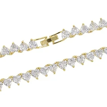 Elegant Iced Out Choker Necklace for Women | Valentine's Day Gift