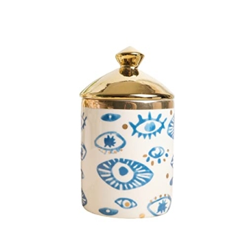 Stylish Beccalame Big Eye Ceramic Jar for Every Home