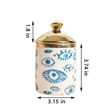 Stylish Beccalame Big Eye Ceramic Jar for Every Home