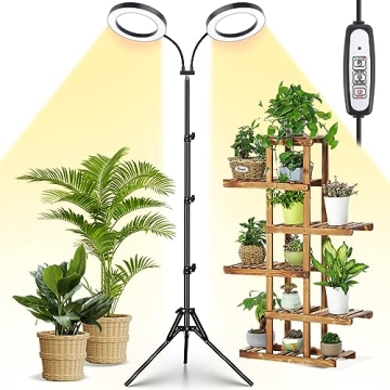 LORDEM Dual-Head Grow Light – Spectacular Indoor Plant Growth