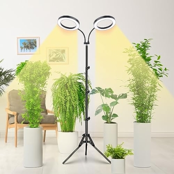 LORDEM Dual-Head Grow Light for Indoor Plants