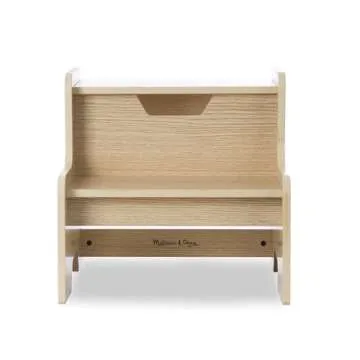 Melissa & Doug Kids Wooden Step Stool - Light Natural Finish