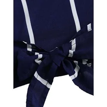 SweatyRocks Women's 2 Piece Outfits Halter Sleeveless Crop Cami Top with Shorts Blue Large