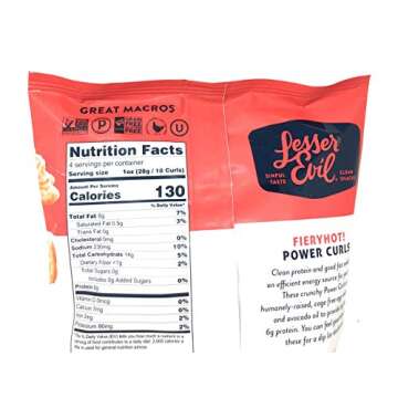 Snack Curls – Fiery Hot Organic Spicy Snack Chips