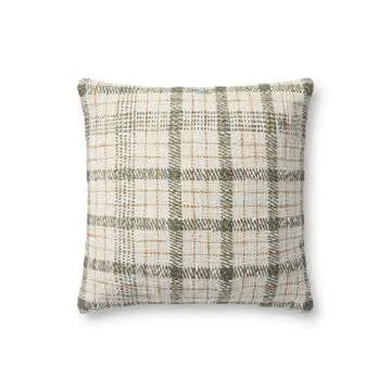 Stylish Walter Collection Plaid Throw Pillow from Loloi