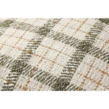 Stylish Walter Collection Plaid Throw Pillow from Loloi
