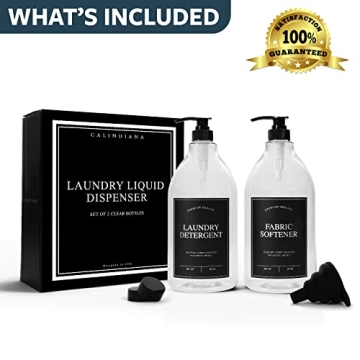 Elegant 64oz Laundry Detergent Dispenser for Organization