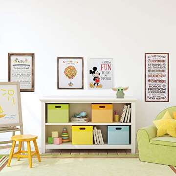 Disney Pixar Up Adventure is Out There Framed Wood Wall Decor - Cute Up Movie Wall Art With Inspiring Quote