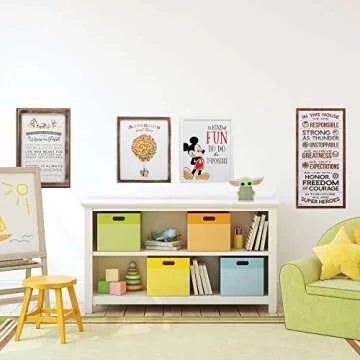 Disney Pixar Up Adventure is Out There Framed Wood Wall Decor - Cute Up Movie Wall Art With Inspiring Quote