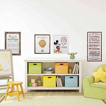 Disney Pixar Up Adventure is Out There Framed Wood Wall Decor - Cute Up Movie Wall Art With Inspiring Quote