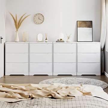 Stylish HOSTACK 3 Drawer Dresser for Modern Homes