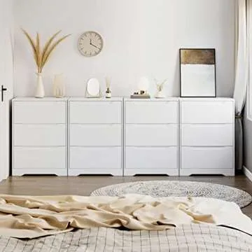 Stylish HOSTACK 3 Drawer Dresser for Modern Homes