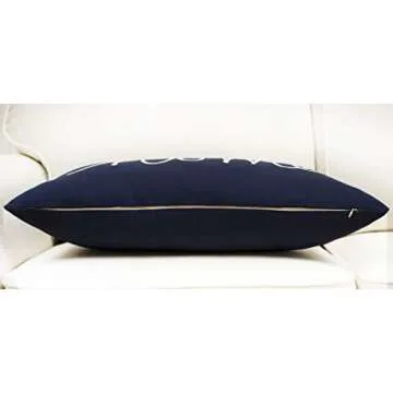 EURASIA DECOR Home Sentiment Embroidered Pillowcase