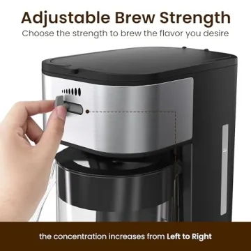 Heynemo 2-in-1 Iced Tea and Coffee Maker for Home