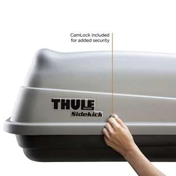 Thule Sidekick Rooftop Cargo Box Grey, One Size