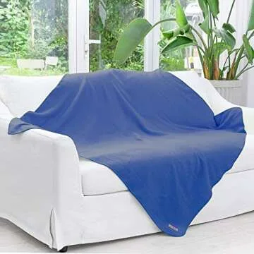 Special SG Glory Fleece Blanket Bulk Pack of 6 Cozy Fleece Throw Blankets 50x60 Warm Soft Lightweigh...