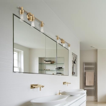 Stylish Globe Electric 5-Piece Bath Accessory Set in Matte Brass