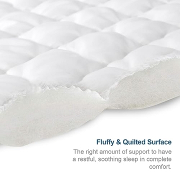 Twin XL Waterproof Mattress Pad for Dorm Comfort