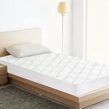 Twin XL Waterproof Mattress Pad for Dorm Comfort