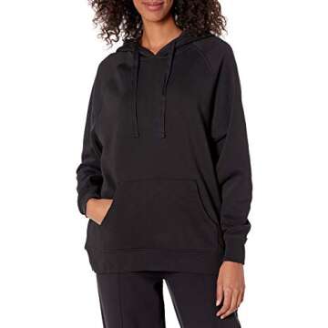 The Drop Women's Renee Street-Fleece Coverstitched Utility Hoodie - Comfortable & Stylish