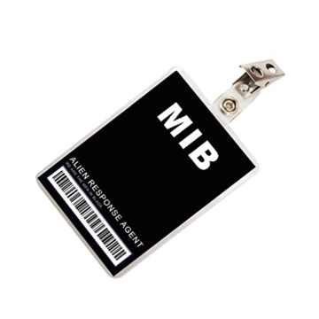 Authentic Ribbons MIB ID Badge for Cosplay and Halloween