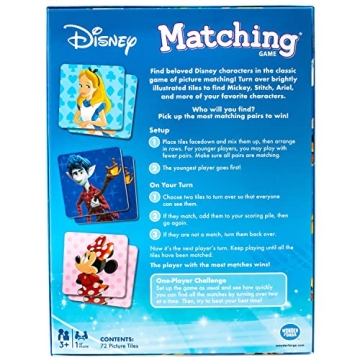 Wonder Forge Disney Matching Game for Kids Aged 3-5