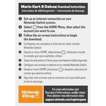 Nintendo Switch Mario Kart 8 Bundle - Fun Multiplayer Game