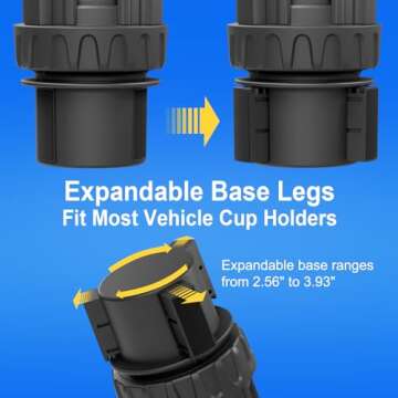 Automatic Cup Holder Expander for Large Bottles and Mugs