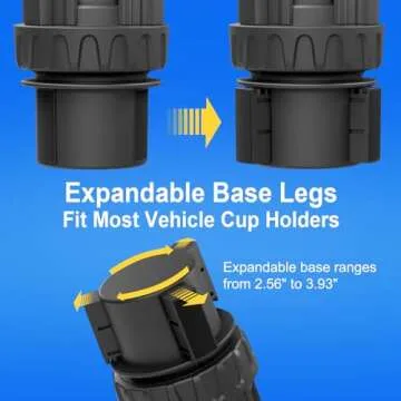 Automatic Cup Holder Expander for Large Bottles and Mugs