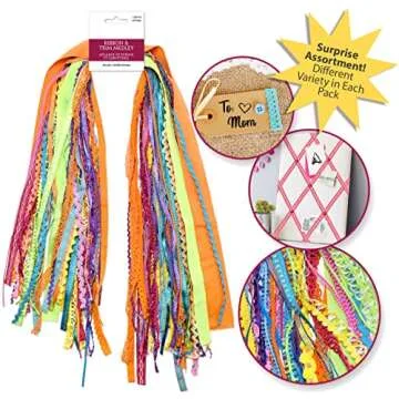 Approx 30 Yards Ribbons for Crafts Wrapping Ribbon Fabric Ribbon Hair Ribbons for Girls Craft Ribbon Decorative Ribbon Fabric Trim Bow Making Supplies Bow Ribbon Trim Sewing Trim Assorted Ribbon Party