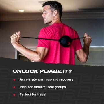 TB12 Vibrating Mini Massage Ball for Pain Relief and Recovery