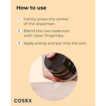 COSRX Niacinamide & Snail Mucin Dual Essence for Radiant Skin
