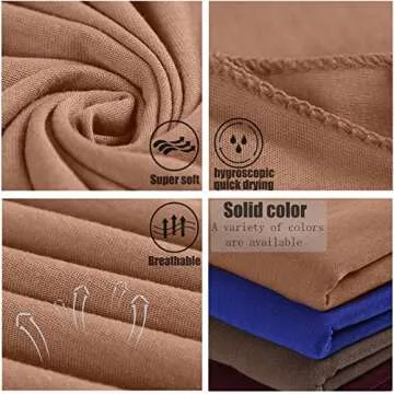 ZRQ Multicolor Stretch Hijabs - 5 Piece Set for Women