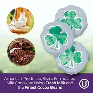 Madelaine's Premium St. Patrick's Day Chocolate Shamrocks