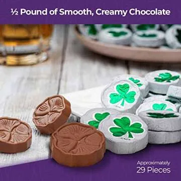 Madelaine's Premium St. Patrick's Day Chocolate Shamrocks