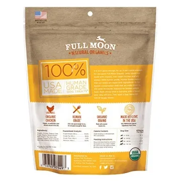 Full Moon Organic Chicken Jerky Healthy Dog Treats