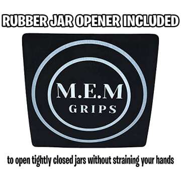 Regular Mouth Mason Jars 16 oz - (6 Pack) - Ball Regular Mouth Pint 16-Ounces Mason Jars With Airtight lids and Bands - For Canning, Fermenting, Pickling, Freezing, Storage + M.E.M Rubber Jar Opener