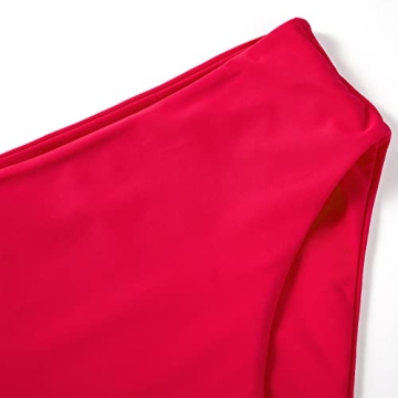 Stylish One Shoulder High Waisted Bikini for Women