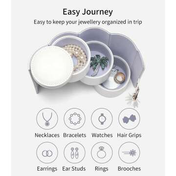 Vlando Jewelry Case - Stylish Travel Organizer