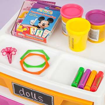 IRIS USA PJD-305 5 Drawer Storage & Organizer Chest, Assorted Colors, Girl, Pastel