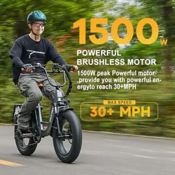 vefreedom Electric Bike for Adults with Peak 1500W Motor, 48V 20Ah Removable Battery Fast Ebike,Max ...