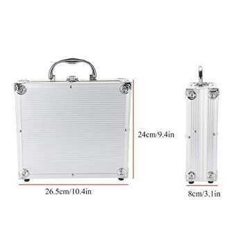 TMISHION Multi-functional Aluminum Tattoo Machine Storage Box