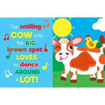 Funny Farm Animals - Silicone Touch and Feel Board Book - Sensory Board Book