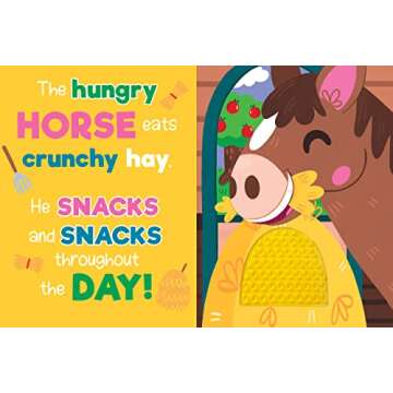 Funny Farm Animals - Silicone Touch and Feel Board Book - Sensory Board Book