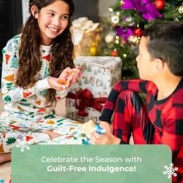 Organic Prefilled Christmas Stockings : Stockings Stuffer with Variety Options of Fruits, Bars, Cookies, and Chips - Ideal Food Gift Snacks for Families, College Students, Adults, Men, Women and Kids