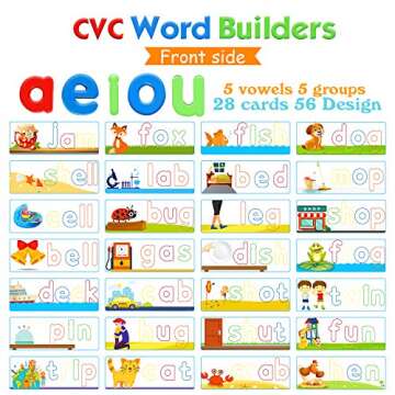 SpringFlower See & Spell Matching Letter Toy,Learning Educational Toy For 3 4 5 6 Years Old Boys And...